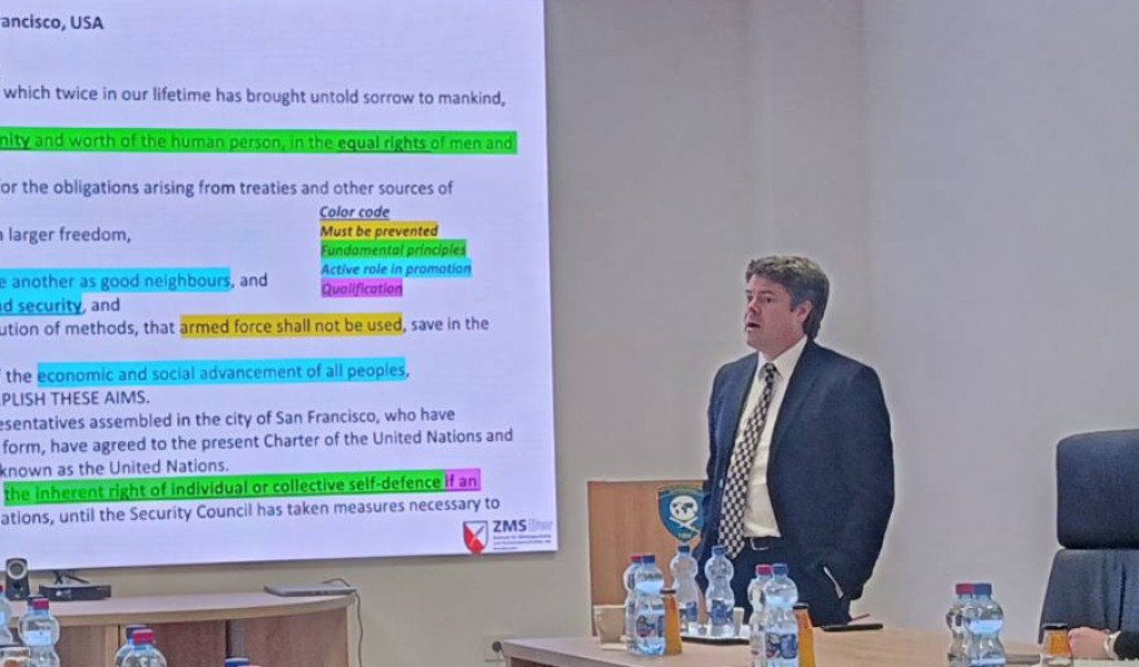 Предавање др Паула Петерсона у Институту за стратегијска истраживања