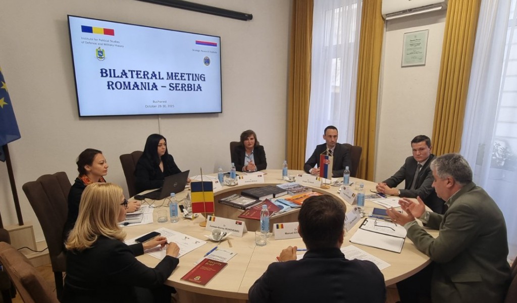 Делегација Института у посети Институту за политичке студије одбране и војну историју Министарства националне одбране Румуније 