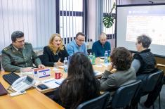 Delegation of Israeli Memorial visits Military Archive