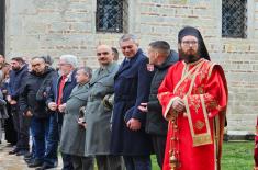 Делегација Института на обележавању Дана сећања на владавину цара Стефана Уроша V Немањића