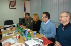 Delegation of Israeli Memorial visits Military Archive