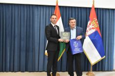 Realizovana poseta Mađarskog vojnonaučnog društva Univerzitetu odbrane
