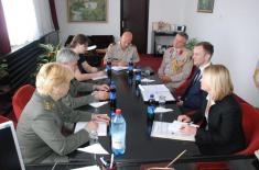 Посета представника Министарства одбране Велике Британије Институту за стратегијска истраживања
