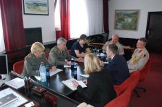 Посета представника Министарства одбране Велике Британије Институту за стратегијска истраживања