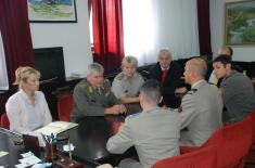 Sub-lieutenant Jan Filip Prenan from the French Armed Forces Visited the Strategic Research Institute