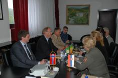 Delegation from the Norwegian MoD visited SRI