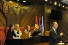 Representatives of the Ministry of Defence at the Panel Discussion on Gender Equality in Novi Sad