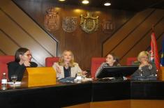 Representatives of the Ministry of Defence at the Panel Discussion on Gender Equality in Novi Sad