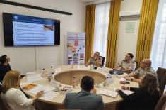 Poseta delegacije Instituta za strategijska istraživanja Institutu za političke studije odbrane i vojnu istoriju iz Bukurešta