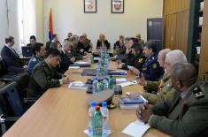 Visit of foreign military representatives accredited to the Republic of Serbia