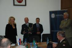 Visit of foreign military representatives accredited to the Republic of Serbia