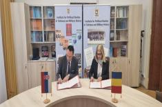 Делегација Института у посети Институту за политичке студије одбране и војну историју Министарства националне одбране Румуније 